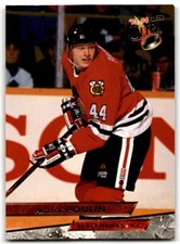 1993-94 Fleer Ultra #292 Patrick Poulin NM Near Mint Blackhawks ID:43392
