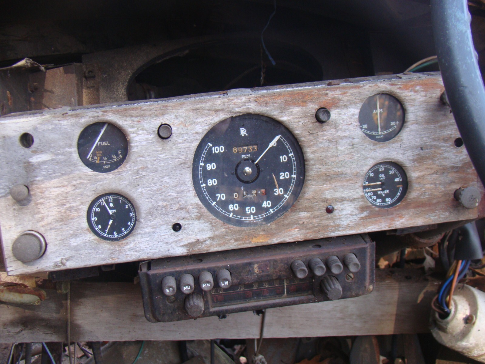 1946-1955 Rolls Royce Silver Wraith/Dawn/Bentley MkVI R Type Instruments Gauges