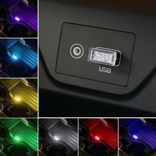 1pc Usb Led Bulb Car Interior Light Neon Atmosphere Ambient Lamp Accessories
