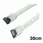 [MachLink] SATA3 / SATA III 6Gbps Locking White cable 1pcs / 30cm, 180 degree