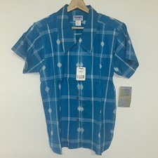 Vintage 1990 s Wrangler Womens Western Button Up Shirt, Deadstock NWT, Size S