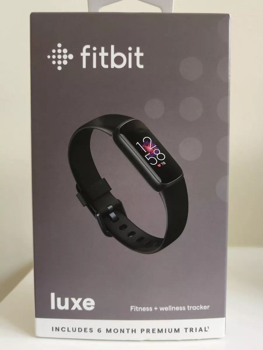 Fitbit Luxe-Fitness and Wellness-Tracker with Stress Management,  Sleep-Tracking and 24/7 Heart Rate, Black/Graphite, One Size (S & L Bands  Included)