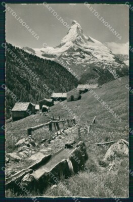 Switzerland Canton of Valais Zermatt Photo Cabin Postcard MX3701