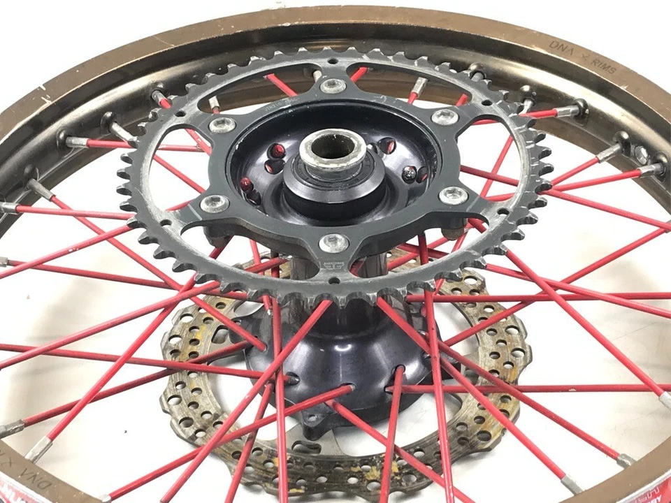Honda CRF450 CRF 250 CR CRF 125 250 450 DNA Wheels Rim Hub Spokes Rotor Sprocket - Image 3 of 4