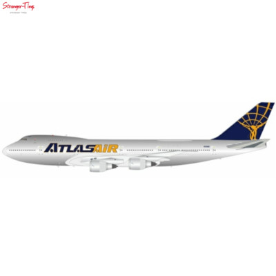 IN FLIGHT 1/200 ATLAS AIR BOEING 747-243B(SF) N516MC POLISHED WITH STAND