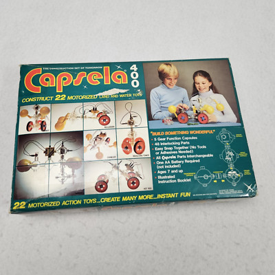 Vintage 1984 Capsela 400 Original Box & Instruction Manual ONLY NO PARTS INCLUD