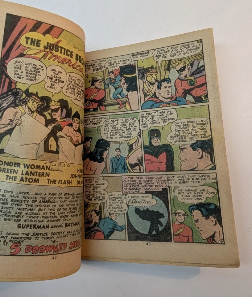 Vintage DC Special Blue Ribbon Digest #3Justice Society August 1980 Comics - Image 4 of 4