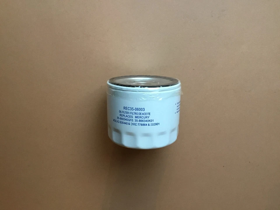 RECMAR Ölfilter als für GM 4L V6 V8 Mercruiser 35-866340Q03 866340K01 Volvo 835440