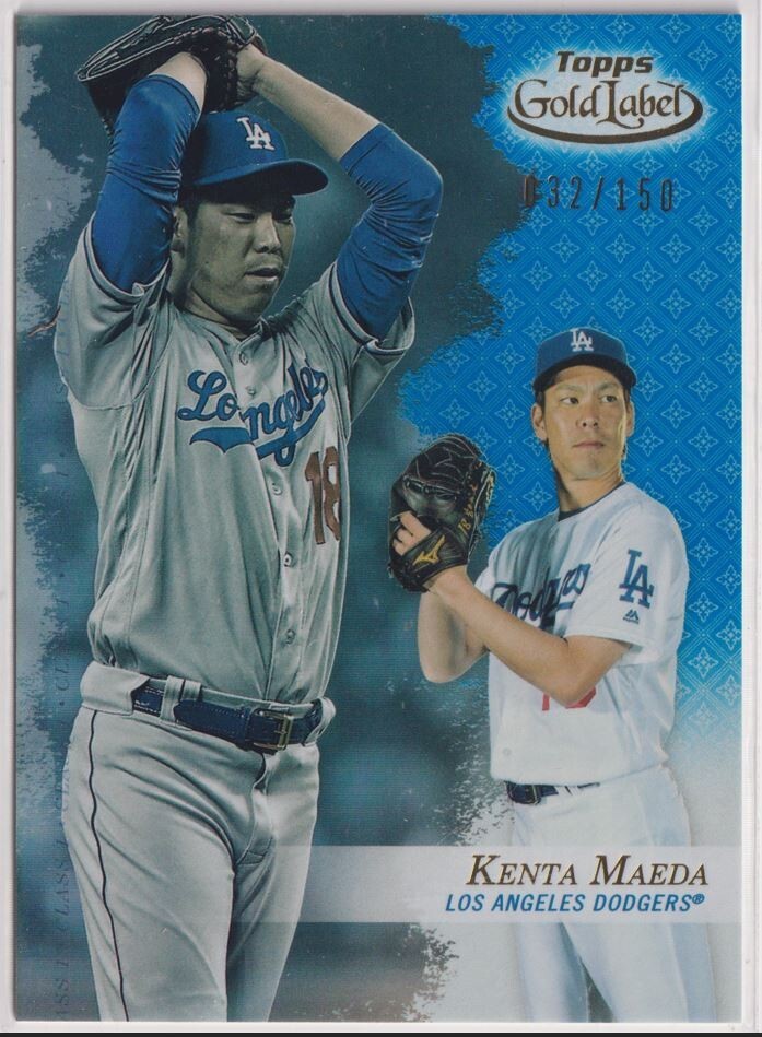 2024-25 秋冬新作 Gold Topps 2017 Label eBay | Maeda Kenta #83 Blue 1 Class Topps