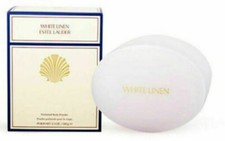 Estee Lauder WHITE LINEN Perfumed Body Powder JUMBO 3.5 oz NIB with Applicator
