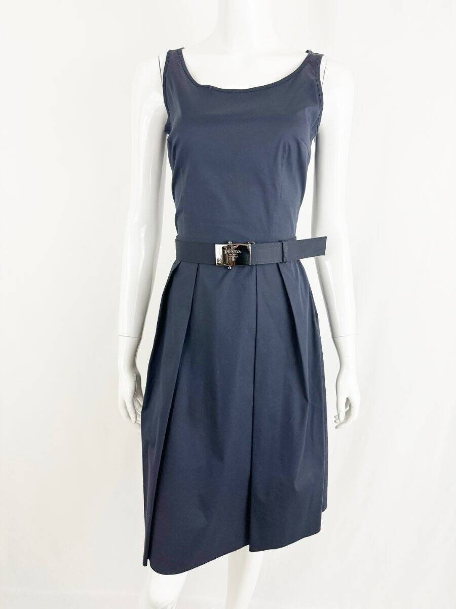 Prada Shift Dress w/Belt Size XS | eBay