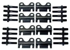 New Raised Guide Plates & 3/8" Rocker Arm Studs sb Chevy 400 383 350 327 305 283