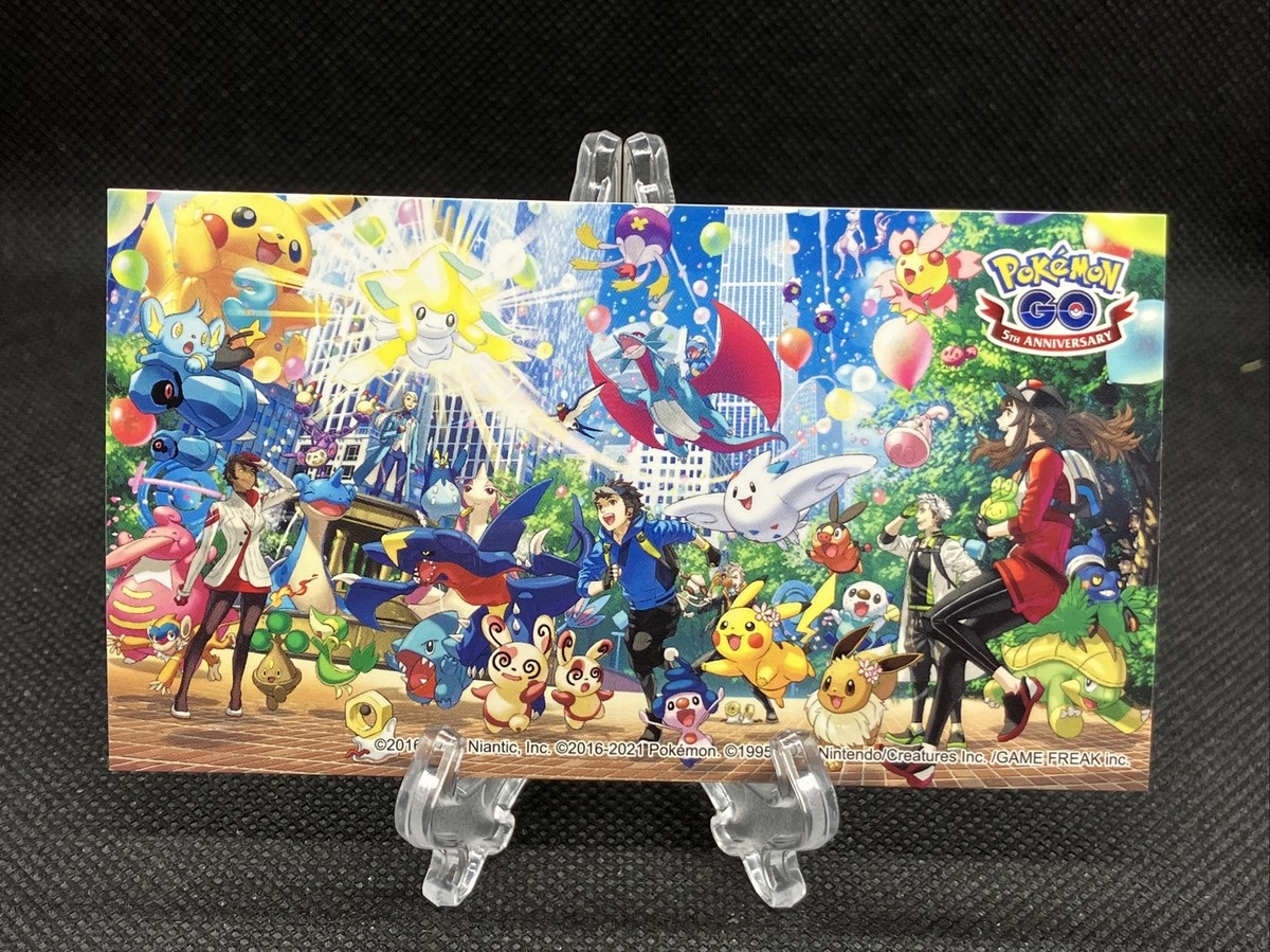 Pokemon GO 5th Aniniversary Sticker 2021 Pokemon Japanese - NM | eBay