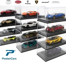 PosterCars 1:64 Scale Hypercar League Collection Diecast No 1-24 *Choose Number*
