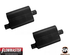 Flowmaster 42541 Universal Chambered Muffler 2.5" Offset In x Out - Pair