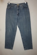 Vtg LL Bean Womens Original Fit Relaxed Denim Jeans Sz 16MT Meas 34x31 Lt Wash