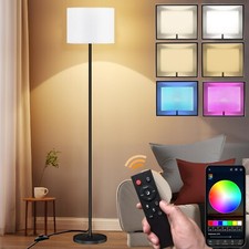 Floor Lamp for Living Room Bedroom,Modern LED Floor Lamp with Remote Control ...