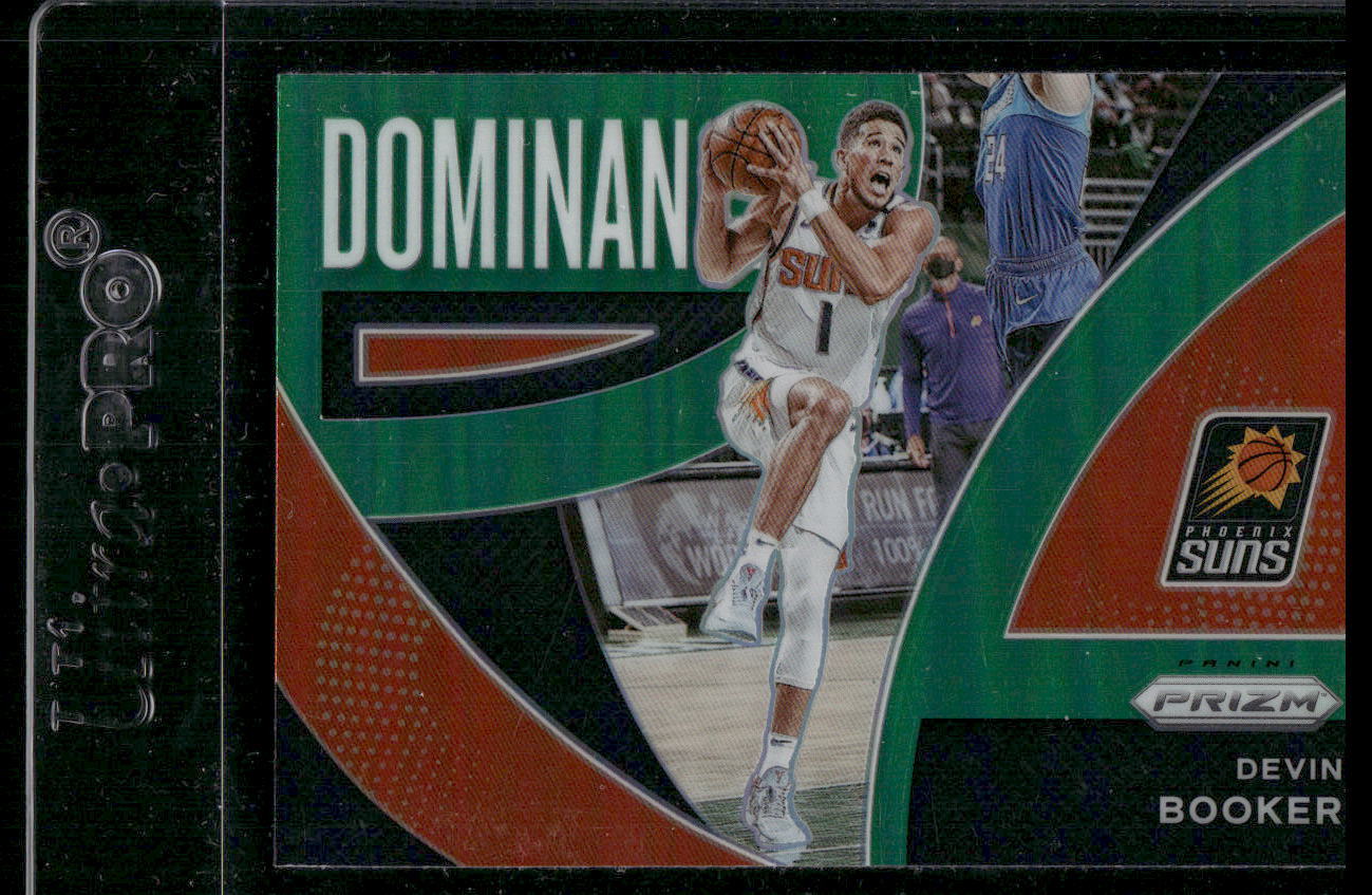 #3 Devin Booker 2021-22 Panini Prizm Dominance Prizms Green