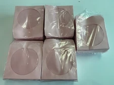500 NEW PINK PAPER CD DVD SLEEVE W/WINDOW & FLAP PSP50 PINK,FREE SHIP 