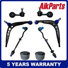 Front Suspension Kit 8 Fit for BMW E30 3-series Control Arm Tie Rod Stab Link