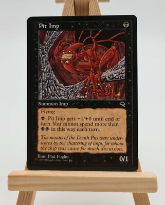 Pit Imp  Tempest  Magic Karte  MTG  englisch (Grubenbold)