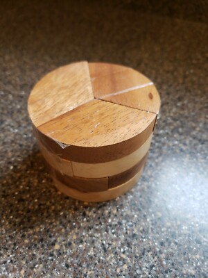 round wooden puzzle