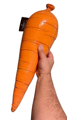 Deluxe SUPER GIANT 21” FOAM FILLED CARROT Latex Jumbo Clown Prop Easter Bunny - Picture 12 of 21