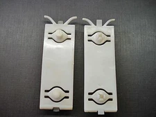 2 pcs NORS front fender moulding clips 3-5/8" tall fits 1978-1987 Oldsmobile