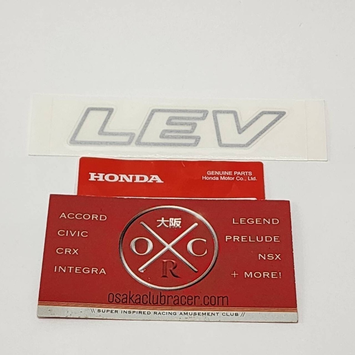 Genuine OEM Honda JDM LEV Rear Decal GH1/3 HR-V PA1 Z JB1