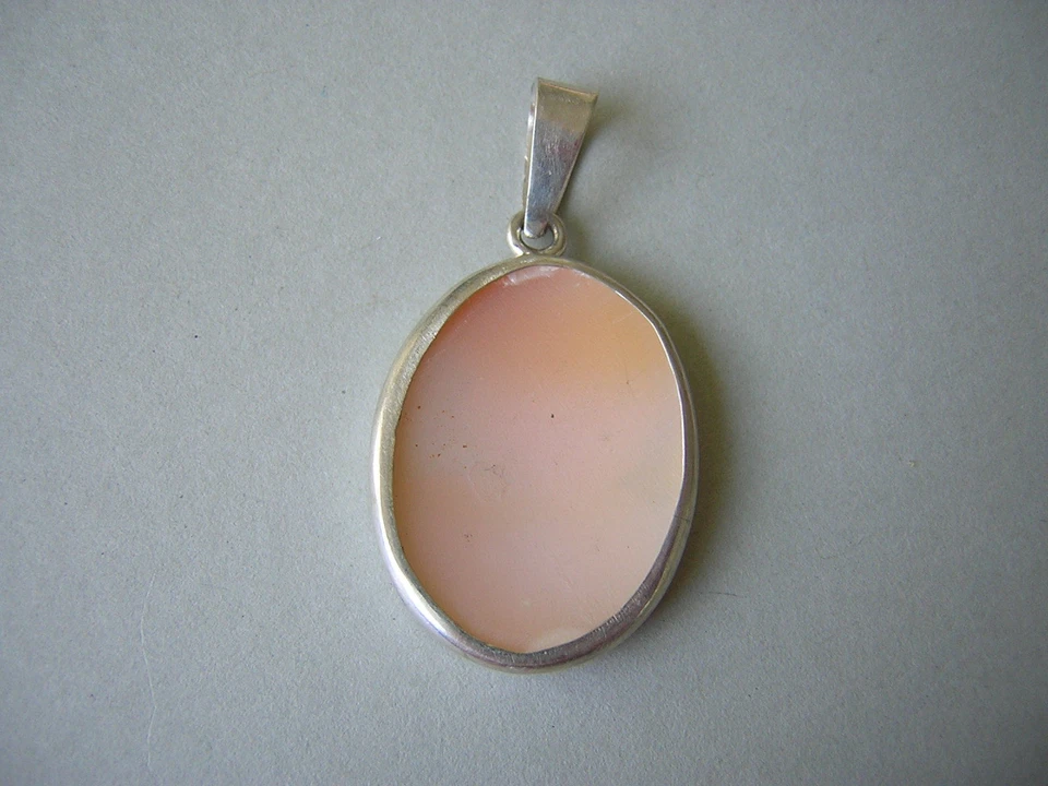 Anhänger Silber geprüft Camee,Gemme 4,1 g / 3,8 x 2,0 cm - Bild 3 von 4