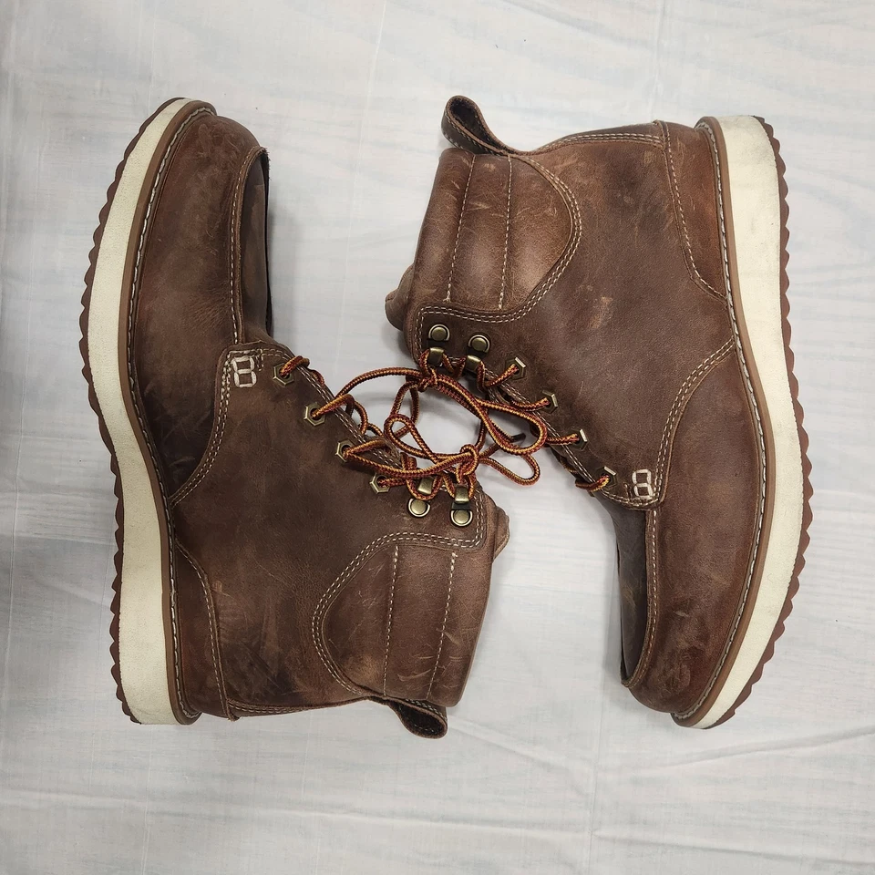 L.L. Botas Bean para hombre Stonington sin usar, en caja, punta talla 8,5 cuero de roble oscuro 507137 Foto 4 de 4