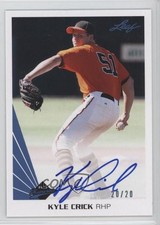 2013 Leaf Memories Auto Blue 20/20 Kyle Crick #A-KC1 Auto 2o2