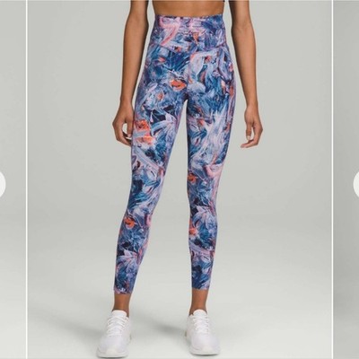 Lululemon Athletica Base Pace Running Tight Size 2 Atmospheric Purple Multi