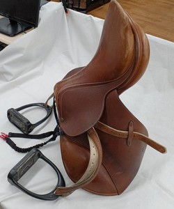 Selle Bruno Delgrange marron - Sport & Plein air
