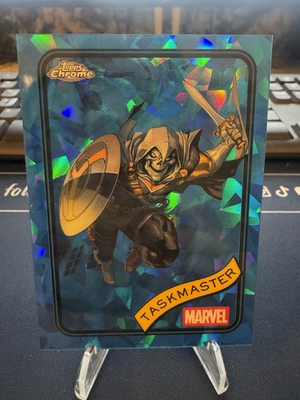 #ad 2025 Topps Chrome Sapphire Marvel Taskmaster No 17 $1.99