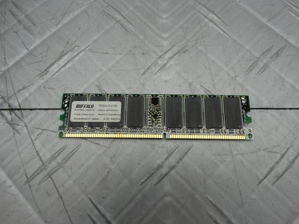 Buffalo 512MB DDR Non ECC PC-2700 333Mhz Memory DD333-512/SE - Image 4 of 4
