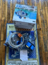 Aquabot Pura 4XT Pool Cleaner Complete In Box! Power Supply Floating Cable