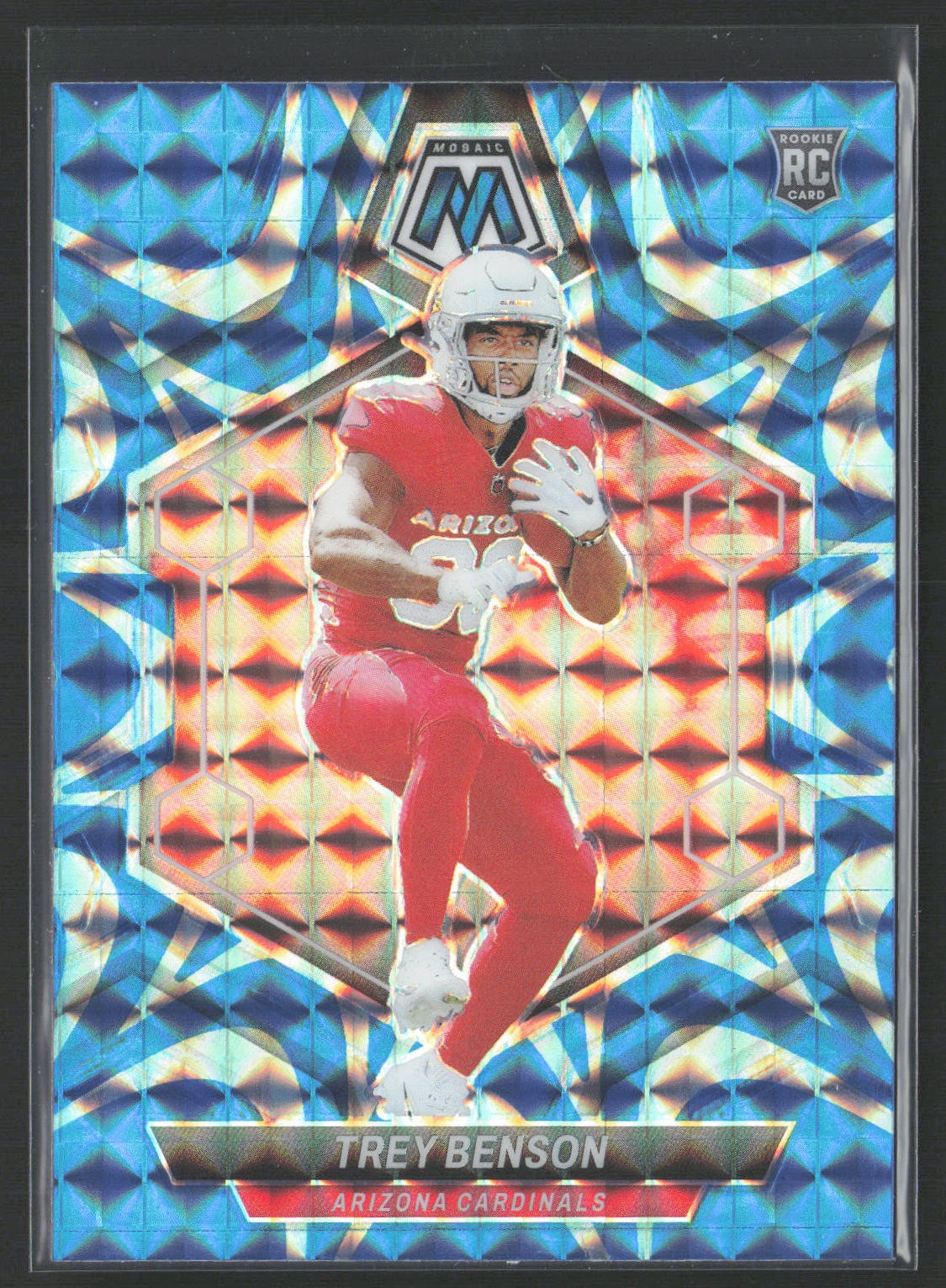 2024 Panini Mosaic #360 TREY BENSON Mosaic Reactive Blue