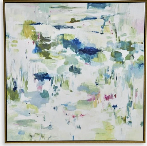 Uttermost 32331 Abstract Reflections 50" x 50" Framed Abstract - MultiColor - Picture 6 of 6