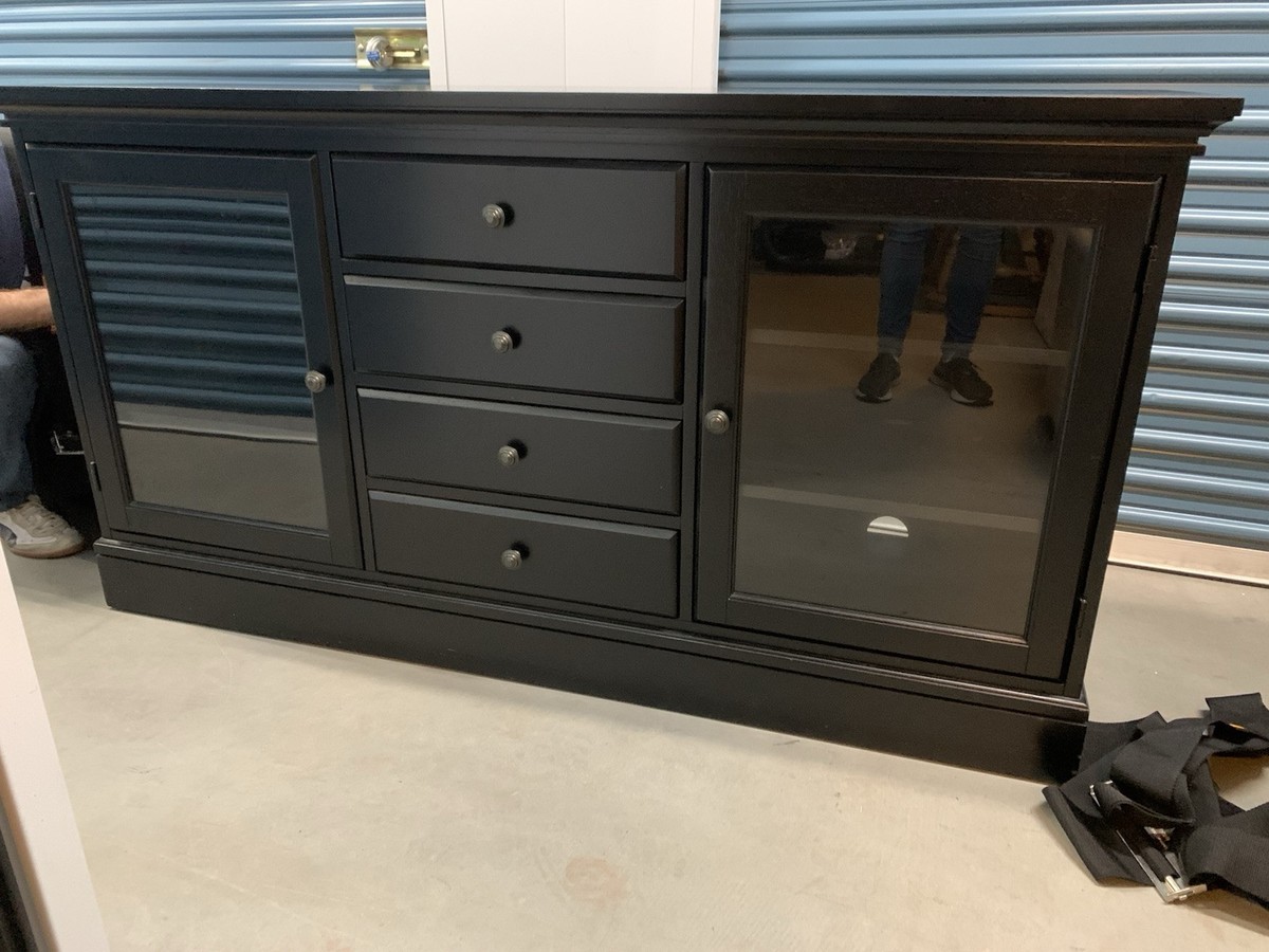 pottery barn black dresser Tucker Wood Cabinet Buffet - Sizing:Asian Size Fee varies by location Collection:Syren Dress length changes everything.