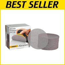 Professional Grade 6" Mesh Sandpaper Discs - 50pcs