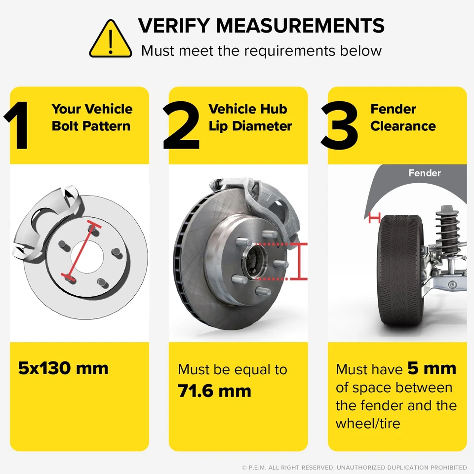 5 mm | Separadores de rueda centrados en el cubo 5x130 | 71,6 mm | Porsche 944 968 911 | VW Audi Foto 3 de 4