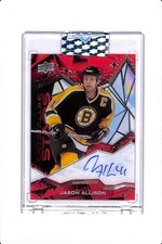 2024-25 UPPER DECK CLEAR CUT JASON ALLISON CRYSTALLINE STARS AUTO /35 #CSA-JA