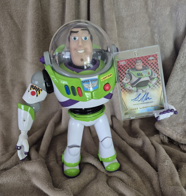Topps 2025 Disney Chrome Buzz Lightyear Autograph Card AA-TA Tim