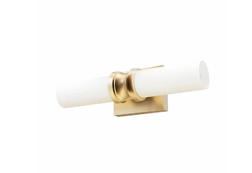 Hunter Lenlock 16 2 -Light Satin Gold Modern/contemporary Vanity light - Picture 1 of 5