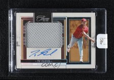 2024 Panini Three and Two Prospect Jersey Holo Silver /49 Ty Floyd Auto 9hx