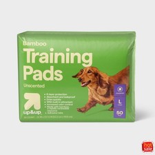 Eco Friendly Bamboo Dog Training Pads - 50ct-2pack
