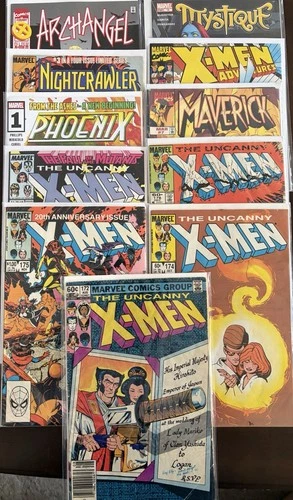 Uncanny X-Men & More X-men Themed Lot (11) Marvel Comics Vintage To Modern