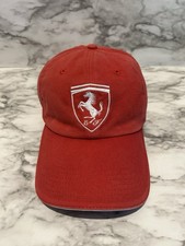 Vintage Ferrari Scuderia Cap Hat Red Strap Back Official Product Formula 1 Club