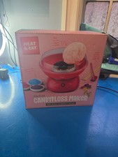 Heat & Eat Candy Floss Maker Machine Ideal For Home Fun Kids Parties